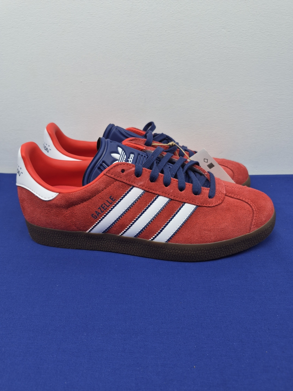 New England Revolution adidas 2025 Jersey Hook Third Gazelle Red, White Size 8